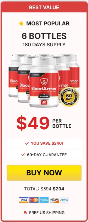 BloodArmor 6 Bottles